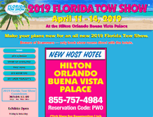 Tablet Screenshot of floridatowshow.com